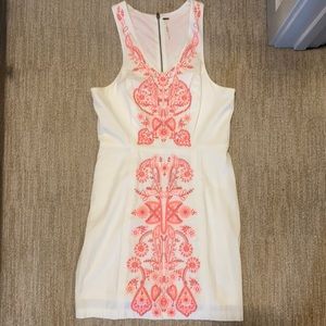 Free People Floral Embroidered Dress